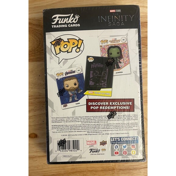 SEALED BOX Funko Pop! Upper Deck Marvel The Infinity Saga Trading Card Box - Picture 2 of 2